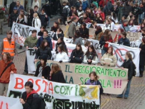 La mobilitazione del novembre 2004