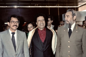 Zimbabwe, 1986: Ortega, Gheddafi e Castro. Tre leader della sinistra anti-imperialista.