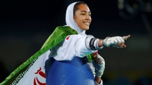 L'atleta iraniana Kimia Alizadeh Zenoorin