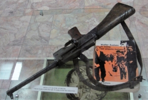 Il fucile di Walter Audisio, con il quale ha eseguito la sentenza del Comitato di iberazione Nazionale (CLN) contro Mussolini.