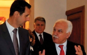Dogu Perinçek a Damasco con il presidente siriano Assad