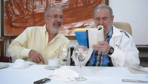 Atilio Boron con Fidel Castro