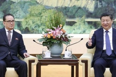 Nel 2016 con Xi Jinping