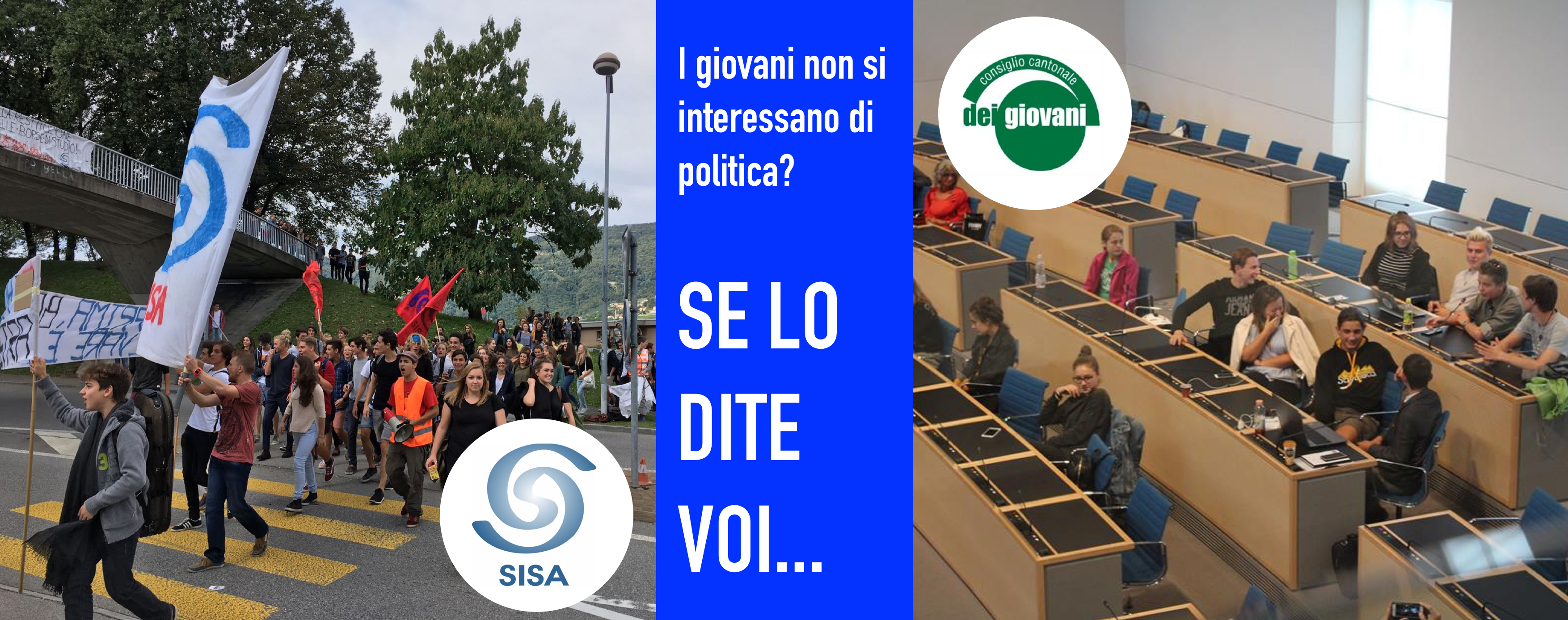 Il banner con cui il SISA risponde al CCG
